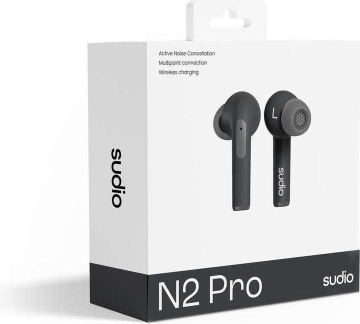 Productafbeelding Sudio N2 Pro in-ear draadloze oordopjes - draadloze oordopjes - met actieve ruisonderdrukking (ANC) - (ANC, 6 h, Bedraad)