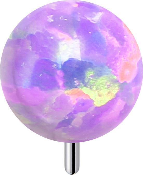 Image du produit Star Piercing Threadless opale violet (sans laiton, Titane G23)