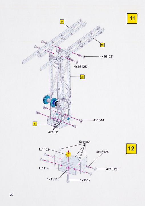 Produktbild Eitech Grundschul-Metallbaukasten