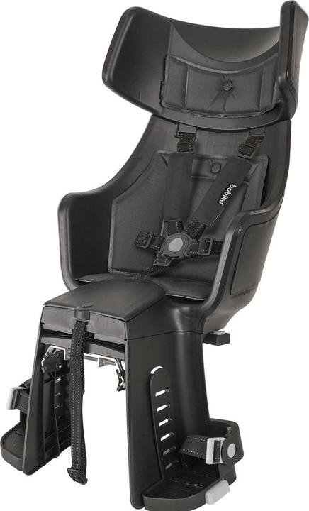 Actual product image bobike Exclusive Tour Plus - frame-mounted bike seat City black