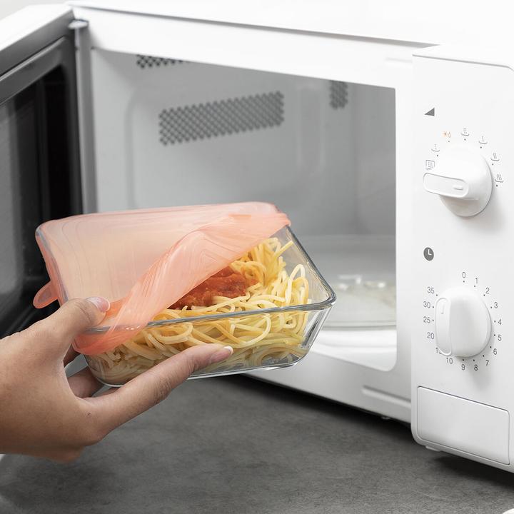 Produktbild InnovaGoods Set mit wiederverwendbaren Lebensmittelhüllen - 10 Stück (1 x)