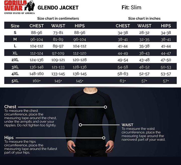 Actual product image Gorilla Wear Glendo Jacket Light Grey (L)