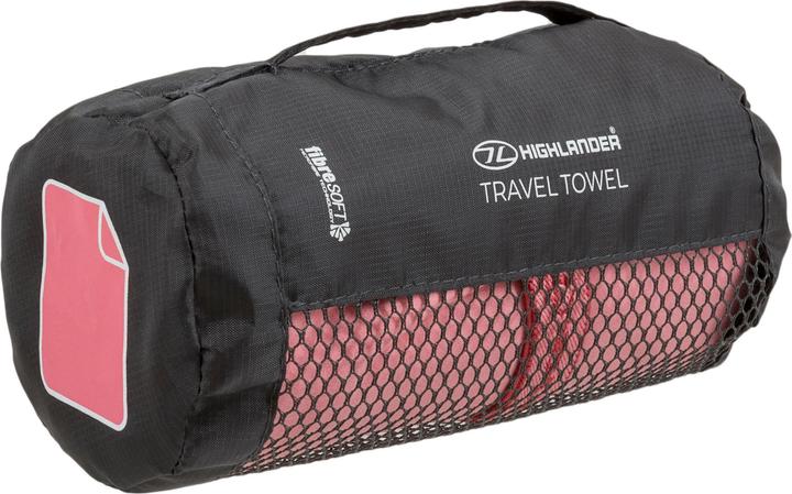 Actual product image Highlander Small Fibresoft Towel - Light Pink