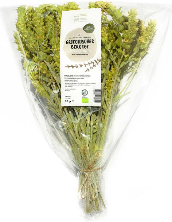 Image du produit Delinio Griechischer Bio Bergtee, 60 gr, SIDERITIS SCARDICA, per hand geerntet, natürliche Trocknung an der (62 g)