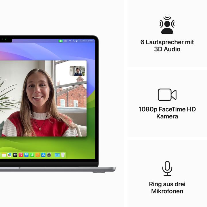 Image du produit Apple MacBook Air - 2024 (15", M3, 24 Go, 512 Go, DE)