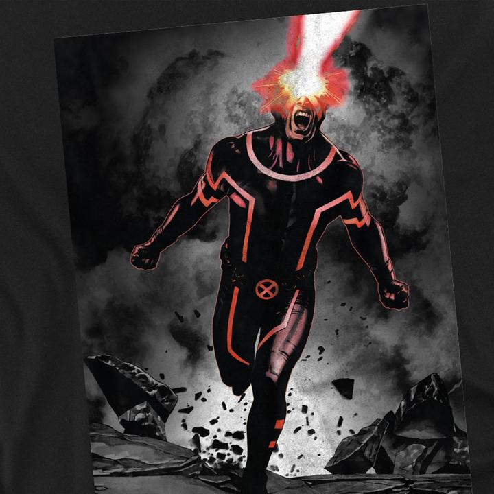 Actual product image Unisex Adult X-Men Cyclops Blast T-Shirt (S)