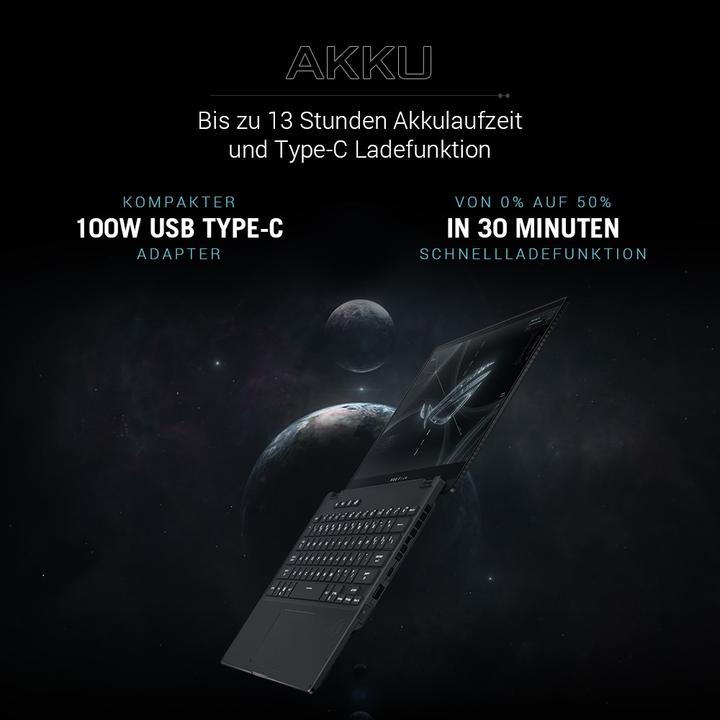 Produktbild ASUS ROG Flow X13 (13.40", AMD Ryzen 7 6800HS, 16 GB, 512 GB, CH)