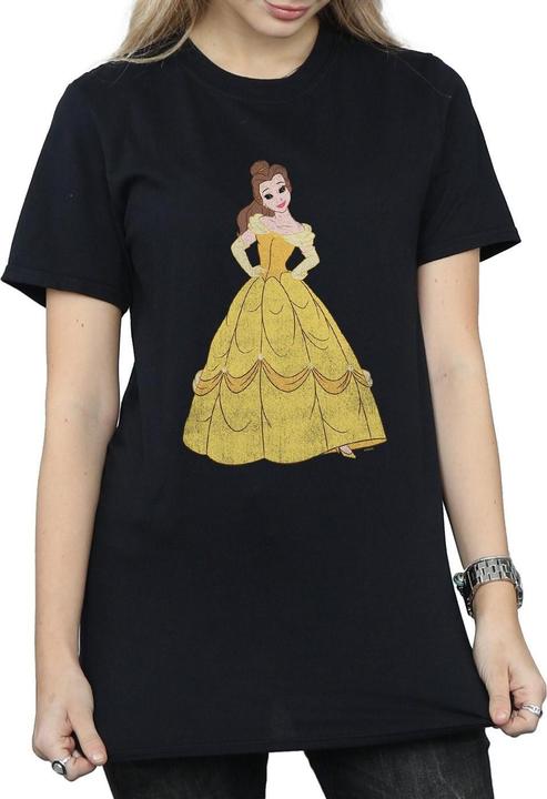 Actual product image Beauty And The Beast Womens/Ladies Belle Cotton Boyfriend T-Shirt (S)