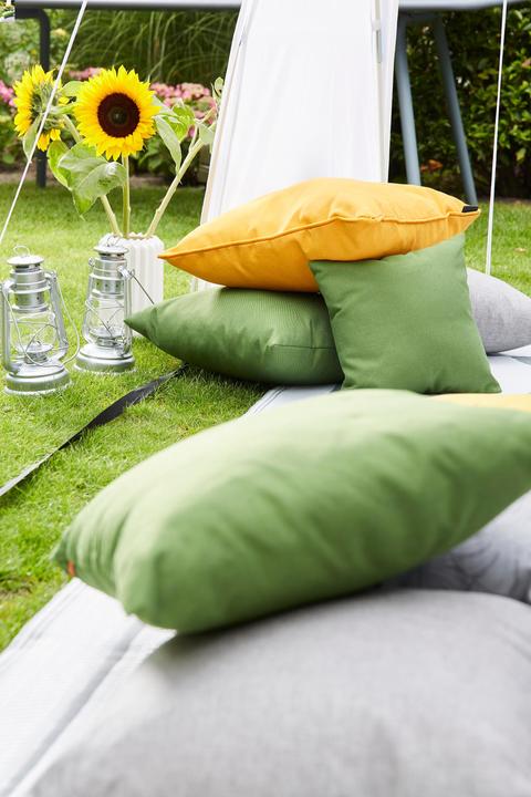 Actual product image Siena Garden Cushion Bella, 45x25 cm, suitable for lounge furniture, cover material made of polypropylene in the (45 x 25 x 13 cm)