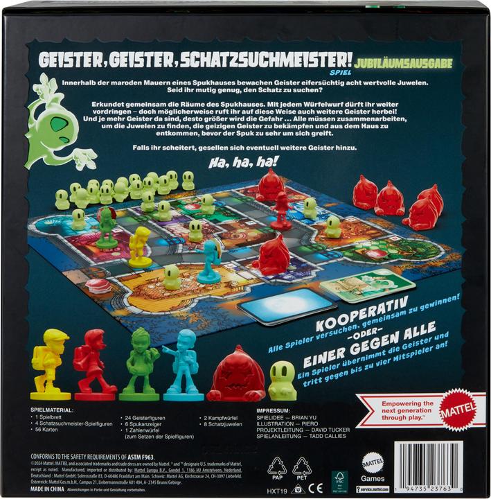 Produktbild Mattel Games Geister, Geister, Schatzsuchmeister (Deutsch, Schweizerdeutsch)