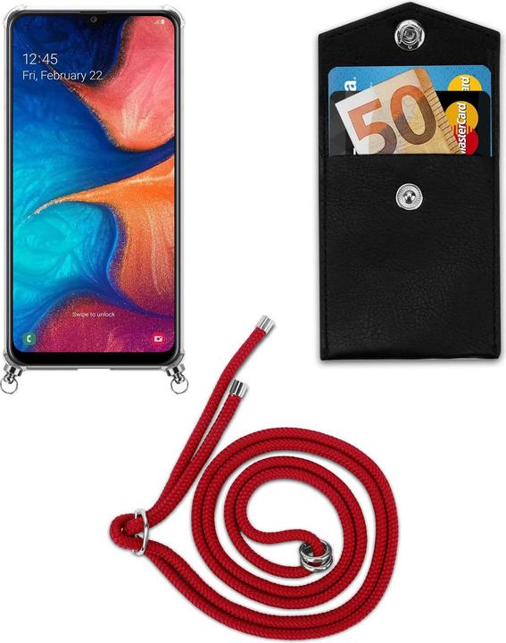 Produktbild Cadorabo TPU Handy Kette SILBER Cover