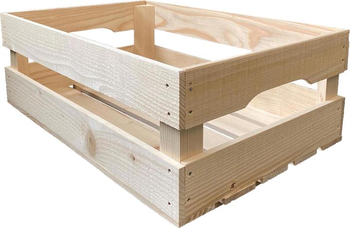 Produktbild Holz Zollhaus Obstharasse Fichte / Tanne, Roh 60 x 40 x 20 cm (20 x 60 x 20 cm, 48 l)