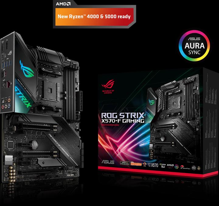 Produktbild ASUS Rog Strix X570-F Gaming (AM4, AMD X570, ATX)