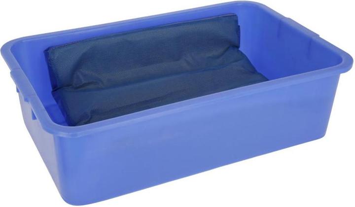 Actual product image Kerbl 16536 Universal Plastic Tub, Blue, 63cm x 39cm x 17cm, 29.5L Capacity