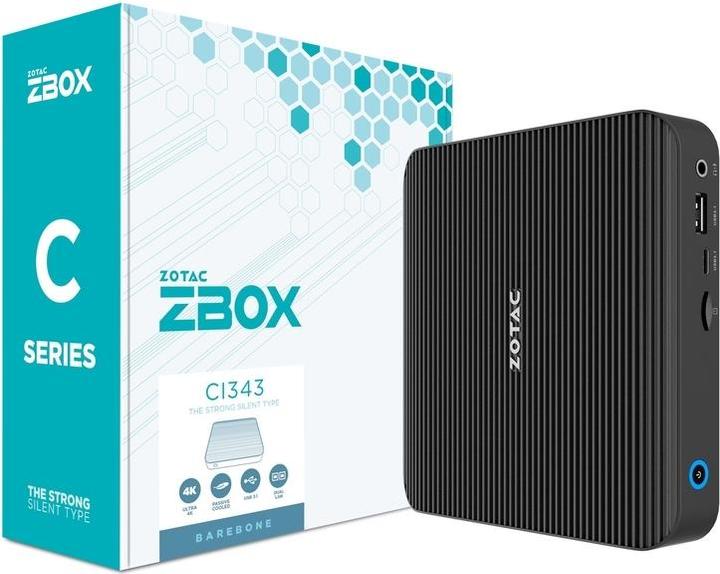 Actual product image Zotac ZBOX-CI343-BE N100 Intel DDR5 HDMI DP (Intel N100)