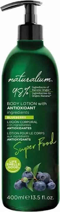 Actual product image Naturalium Super Food Blueberry Antioxidant Body Lotion 500ml (Body lotion, 400 ml)