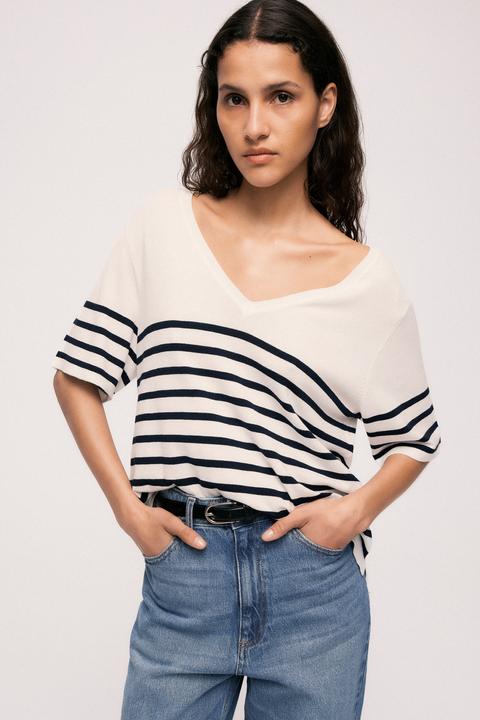 Actual product image Vila Kurzarm Stricktop (XXL)
