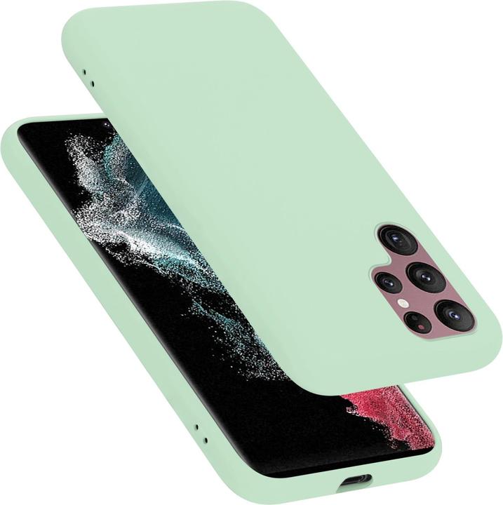 Productafbeelding Cadorabo TPU Vloeibaar Silicone Hoesje (Samsung Galaxy S22 Ultra)
