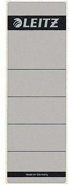 Produktbild Leitz Ordnerrücken-Etikett, 61 x 192 mm, kurz, breit, grau passend für Standard- und Hartpappe
