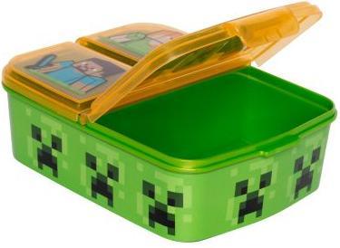 Produktbild Stor Minecraft Alex & Steve - Lunchbox mit Fächern