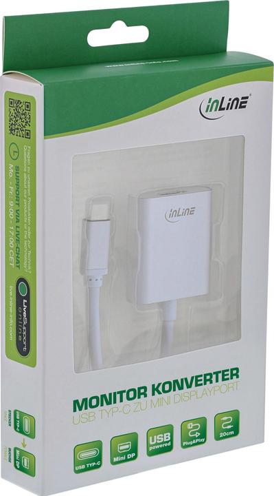 Immagine prodotto InLine Da USB Type-C a Mini DisplayPort (Mini DP, 20 cm)