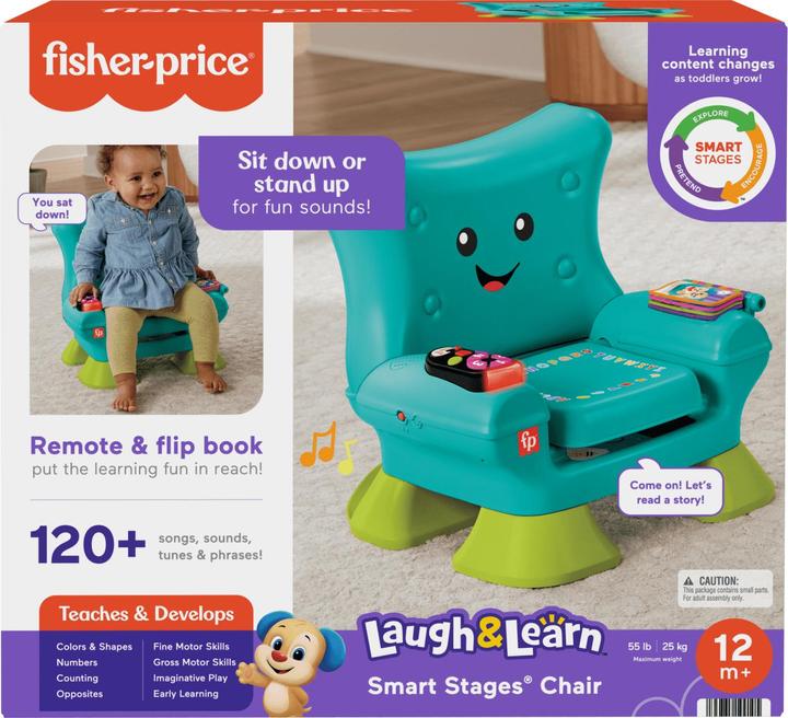 Produktbild Fisher-Price LernspaÃŸ LernspaÃŸ Musikstuhl - E3 (Deutsch, Französisch, Englisch)