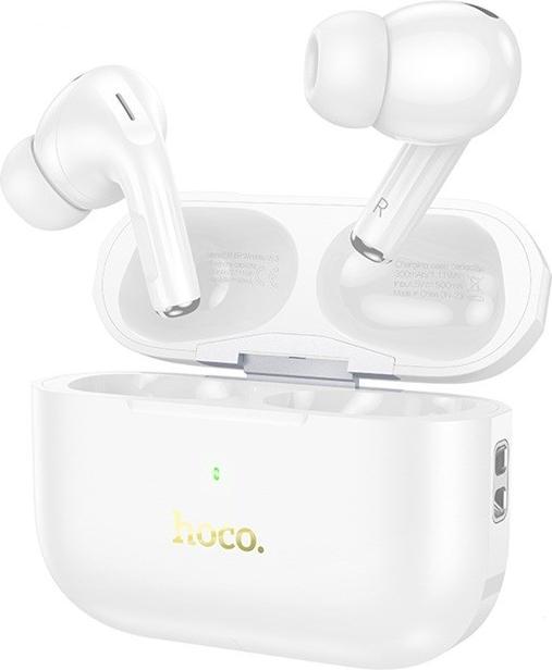Image du produit Hoco - Wireless Earbuds (EW56 Plus) - Active Noise Cancelling, Bluetooth 5.3 - White (ANC, 4 h, Sans fil)