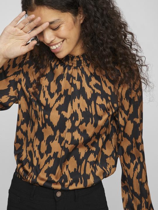 Actual product image Vila High Neck Top with Long Sleeves (38)