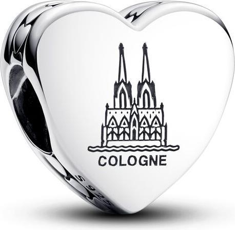 Image du produit Pandora Gravierbares Köln Herz Charm (Argent 925)