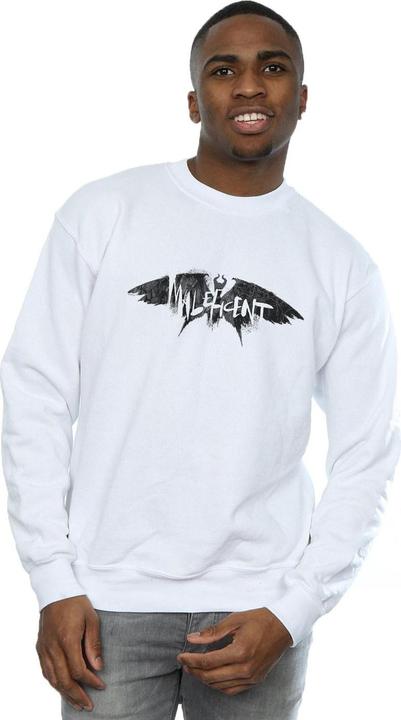 Actual product image Disney Mens Maleficent Mistress Of Evil Wings Silhouette Sweatshirt (M)