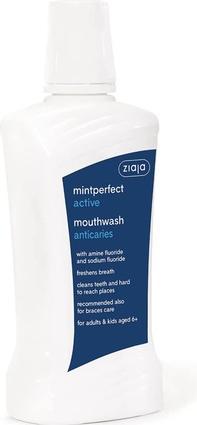 Immagine prodotto Ziaja Mintperfekt Activ płyn do płukania jamy ustnej stomatologiczny przeciwpróchniczy 500ml (500 ml, Collutorio)