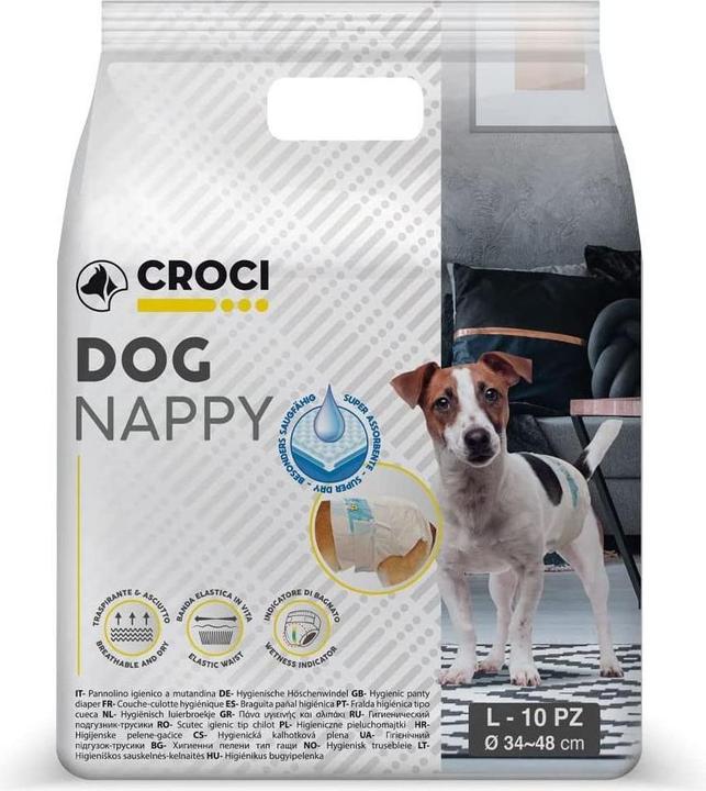 Immagine prodotto Croci Pannolini Spa Dog Nappy per cani L 34-48cm (Cane)