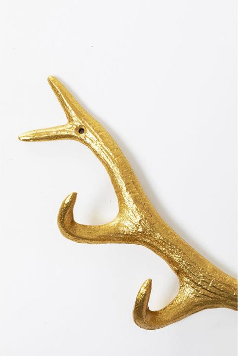 Actual product image Kare Design Wandgarderobe Antler Gold 35cm