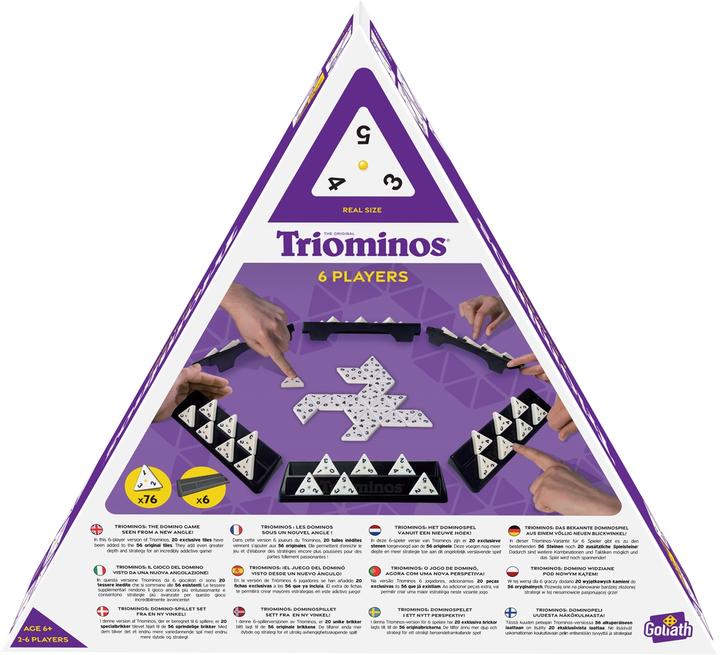 Actual product image Goliath Toys Triominos (German, French, Italian, English)