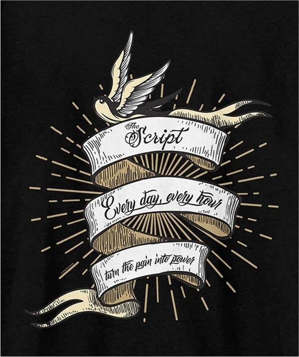 Immagine prodotto Amplified Maglietta unisex per adulti Tattoo The Script (M)