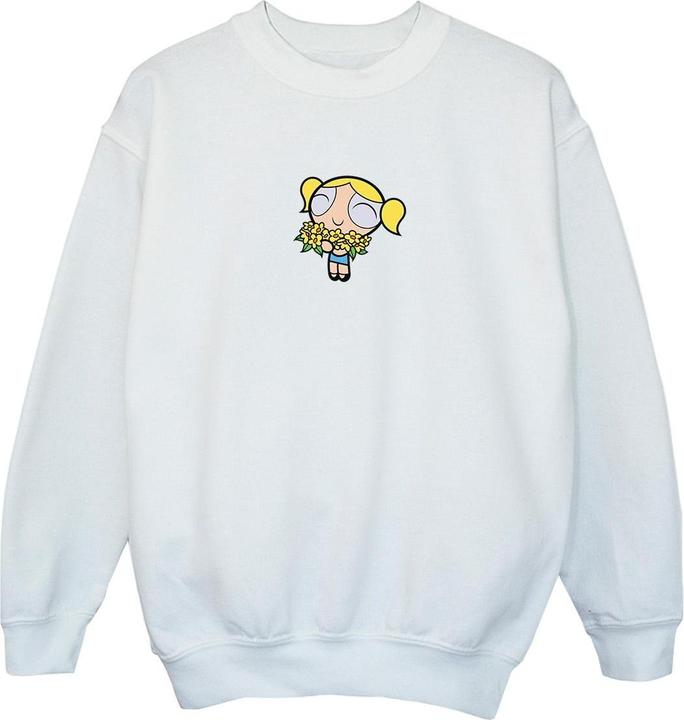 The Powerpuff Girls Girls Bubbles Flower Sweatshirt Mädchen
