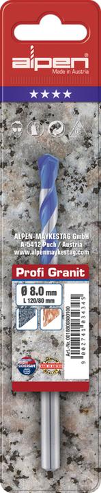 Actual product image Alpen Carbide granite drill 8 mm 2 (8 mm)