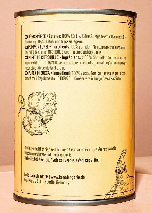 Immagine prodotto KoRo Purea di zucca macinata finemente (10200 g)