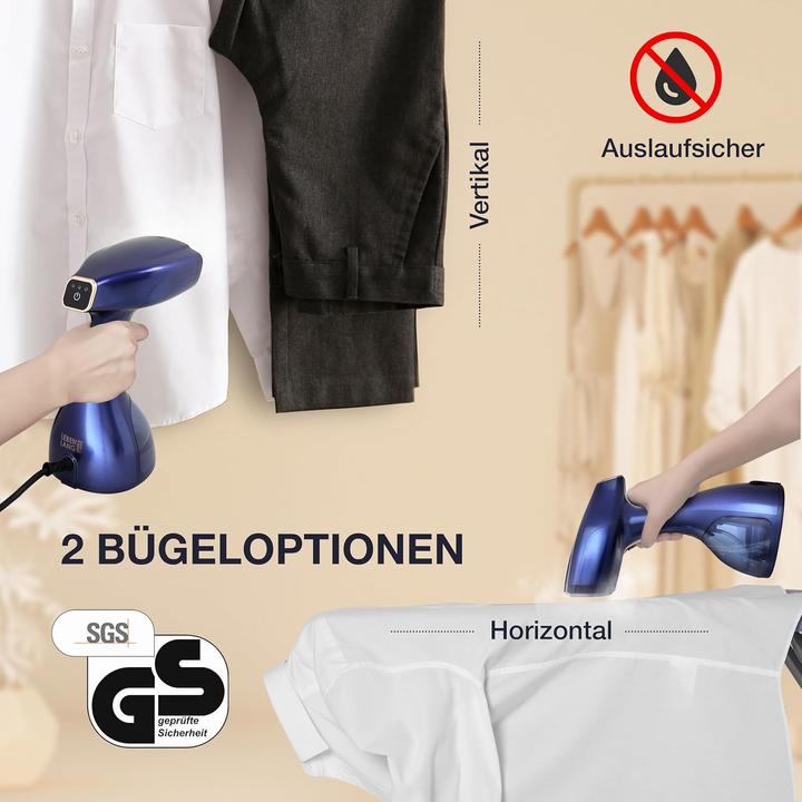 Produktbild Lebenlang Dampfbügeleisen (1500 W, 25 g/min)
