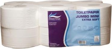 Actual product image Multi Toiletpapir Pristine Extra Soft Jumbo Mini 2-lag Ø18 cm 160 m Nyfiber,12 rl/krt