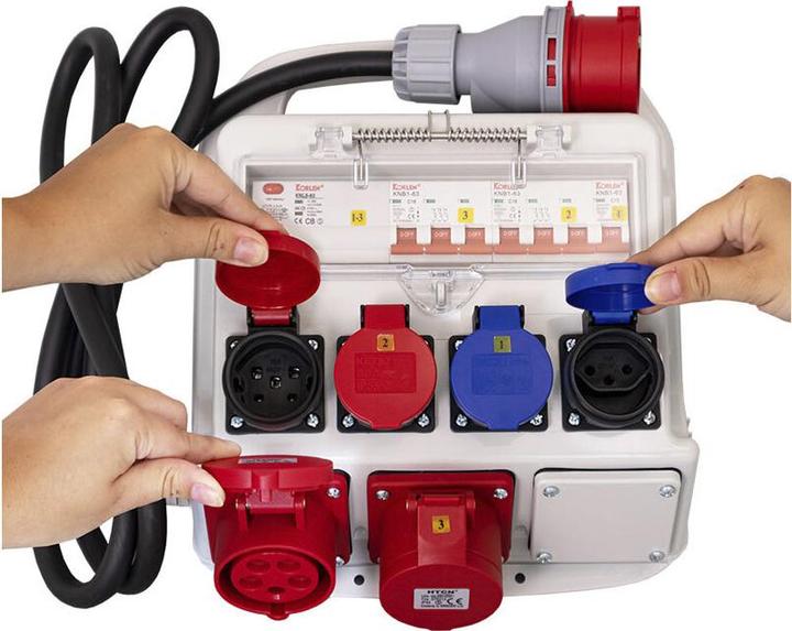 Produktbild Ekström Baustromverteiler (2 x, Typ 13, Typ 25)