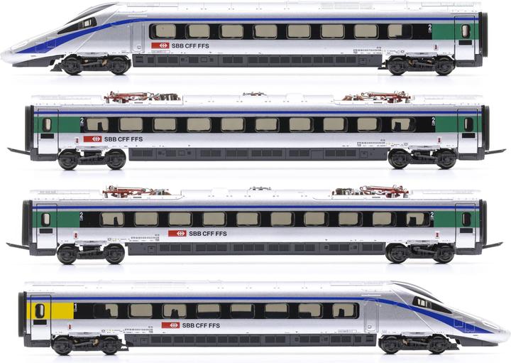 Hornby SBB/Cisalpino Train automoteur à 4 éléments ETR 610 (Voie N)