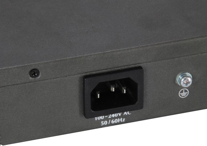 Actual product image LevelOne 48x Ethernet, 4x SFP+, PoE L3 Buffer, AC, 50/60 Hz,.5 (48 Ports)