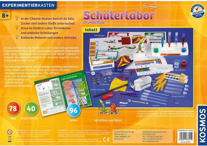 Produktbild Kosmos Schülerlabor 3. + 4. Klasse