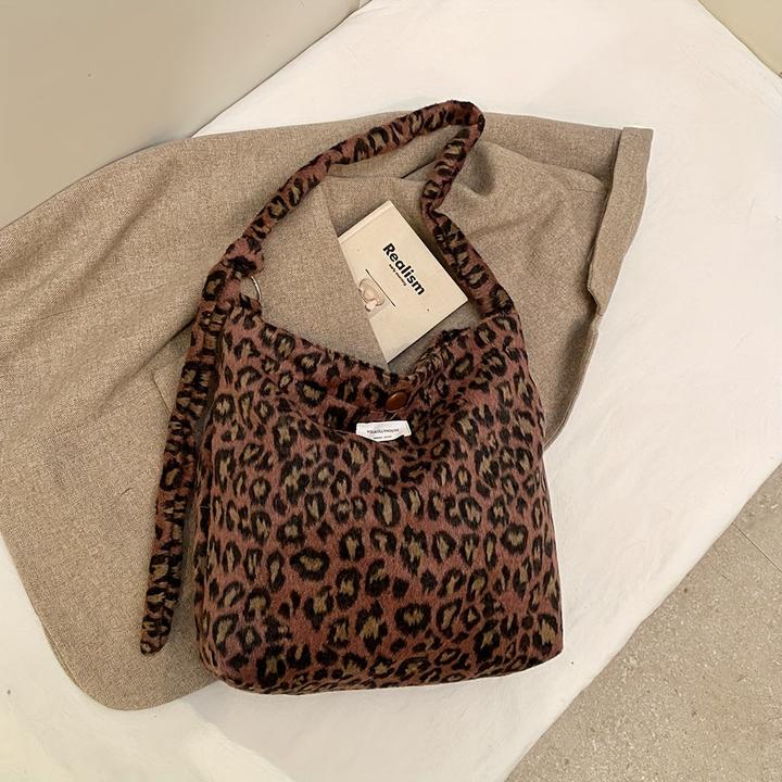 Produktbild Only-Bags.Store Lässige karierte Umhängetasche mit Magnetverschluss, verstellbarem Riemen und Polyester-Futter -