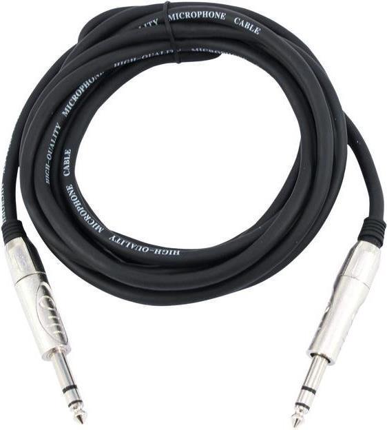 Produktbild Omnitronic Klinkenkabel 6,3 stereo 3m sw ROAD (3 m, 2.5mm)
