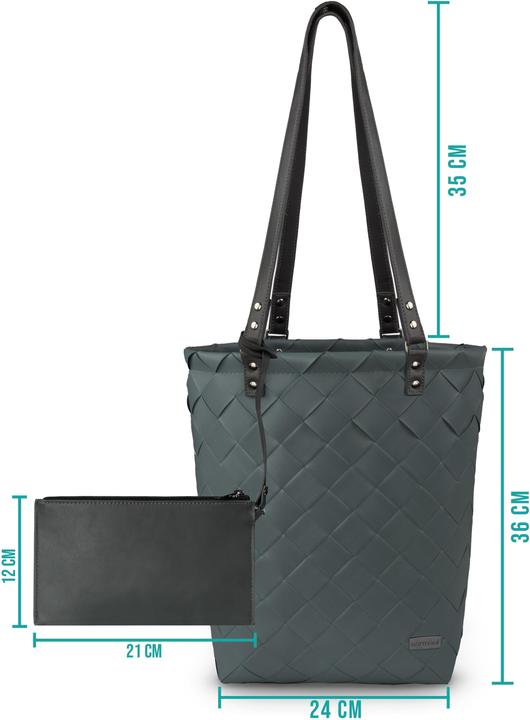 Actual product image Normani Tote bag wicker basket 12 litre Temara - 9267