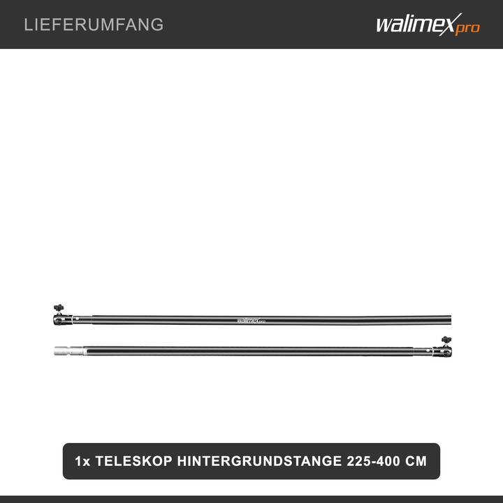 Actual product image Walimex Telescopic background rod (224 cm, 60 cm)