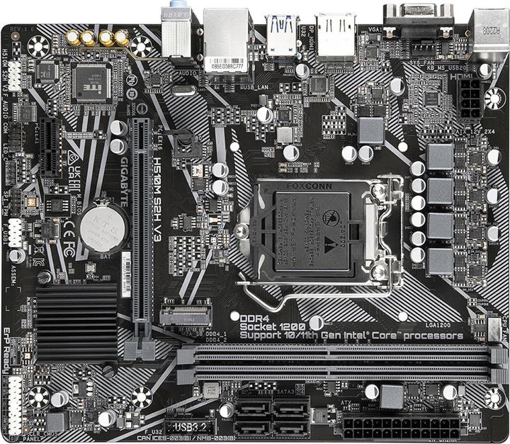 Produktbild Gigabyte H510M S2H V3 (LGA 1200, Intel H470 Express, mATX)