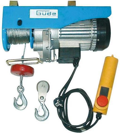 Actual product image Güde Electric wire rope hoist GSZ 300600